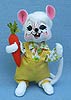 Annalee 6" Spring Boy Mouse with Carrot - Mint - 201512