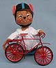 Annalee 7" Bicycling Mouse - Mint - 201595sq