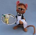 Annalee 7" Waiter Mouse New Years - Mint / Near Mint - 201791 (CLONE)