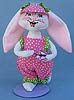 Annalee 12" Spring Girl Bunny with Butterfly 2015 - Mint - 201915lt