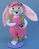 Annalee 12" Spring Girl Bunny with Butterfly 2015 - Mint - 201915rt