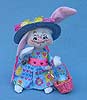Annalee 6" Easter Parade Girl Bunny - Mint - 202008