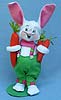 Annalee 8" Garden Boy Bunny with Carrots - Mint - 202012