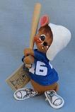 Annalee 7" Baseball Mouse - Mint - 202293oxt