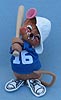 Annalee 7" Baseball Mouse - Mint - 202293sqxt