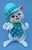 Annalee 10" Spring Boy Mouse - Mint - 202308