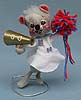 Annalee 7" Cheerleader Mouse - Near Mint - Signed - 202582s