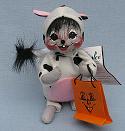Annalee 6" Trick or Treat Cow Mouse - Near Mint - 202607a
