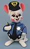 Annalee 7" Policeman Mouse - Mint - 202803