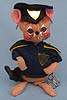 Annalee 7" Policeman Mouse - Mint - 202894oxt