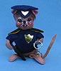 Annalee 7" Policeman Mouse - Mint - 202894