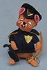 Annalee 7" Policeman Mouse - Mint - 202894xo