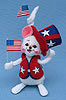 Annalee 4" Patriotic Mouse - Mint - 203604tong