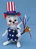 Annalee 6" Uncle Sam Mouse - Mint - 204204sm