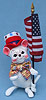 Annalee 6" Patriotic Boy Mouse - Mint - 204205ox