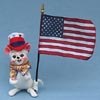 Annalee 6" Patriotic Boy Mouse - Mint - 204205