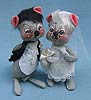 Annalee 7" Bride & Groom Mice - Mint - 2055-206585