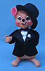Annalee 6" Groom Mouse - Mint - 206506