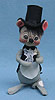 Annalee 7" Groom Mouse - Mint - 206586