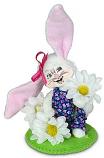 Annalee 3" Daisy Bouquet Bunny 2022 - Mint - 210022