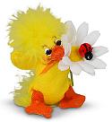 Annalee 3" Duck with Daisy with Ladybug 2023 - Mint 210223