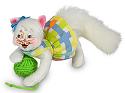 Annalee 4" Spring Kitty Cat with Ball of Yarn 2020 - Mint - 210620