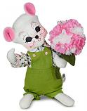 Annalee 6" Dainty Pink Boy Mouse 2024 - Mint - 211524