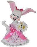 Annalee 6" Easter Parade Girl Bunny 2020 - Mint - 211620