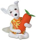 Annalee 6" Doggie with Carrot 2024 - Mint - 211724