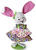 Annalee 12" Easter Parade Girl Bunny 2019 - Mint - 212019