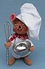 Annalee 7" Chef Mouse Holding Wisk and Bowl - Mint - 212595xo