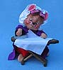 Annalee 7" Ironing Day Housewife Mouse - Mint - 213598