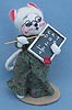 Annalee 7" Teacher Mouse with Slate and Pointer - Excellent - 222502ooha