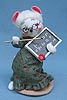 Annalee 7" Teacher Mouse with Slate and Pointer - Mint - 222502