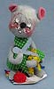 Annalee 7" Sewing Seamstress Mouse - Mint-225584xxt