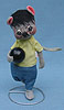 Annalee 7" Bowling Mouse - Near Mint - 227584