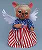 Annalee 6" Patriotic Angel Mouse - Mint - 232910pat