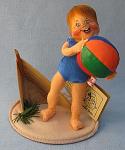 Annalee 7" Sandy at the Beach with Boat and Ball - Mint - 234198tong