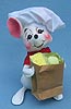 Annalee 7" Garden Chef Mouse - Mint - 237001