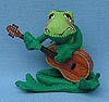Annalee 10" Frog with Wooden Guitar - Mint - 240487g