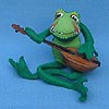 Annalee 10" Frog with Wooden Mandolin - Mint - 240487m