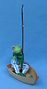 Annalee 10" Frog in Boat - Mint - 240893