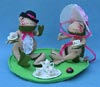 Annalee 10" Tea Time Toads - Mint - 240998x