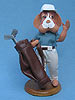 Annalee 9" Golfer Boy Hound Dog - Mint - 242402