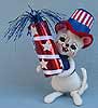 Annalee 6" Firecracker Mouse 2015 - Mint - 250315