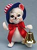 Annalee 6" Let Freedom Ring Mouse Holding Bell 2014 - Mint - 250414