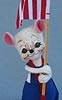 Annalee 6" Patriotic Parade Boy Mouse 2015 - Mint - 250415