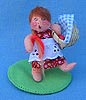 Annalee 3" Picnic Girl in Red Dress - Mint - 250597ooh