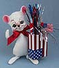 Annalee 6" Patriotic Surprise Mouse 2016 - Mint - 250616