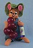 Annalee 5" Vineyard Mouse Holding Wine Bottle 2016 - Mint - 251416